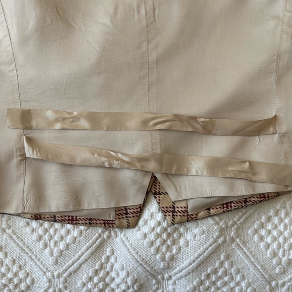 Vintage Jax Country 100% Silk Plaid Vest with Horse Print - Picture 7 of 9